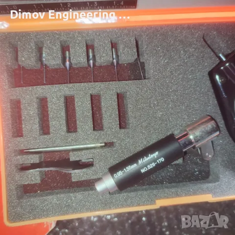 Вътромер 0.95-1,55мм Mitutoyo , снимка 3 - Други инструменти - 49342396