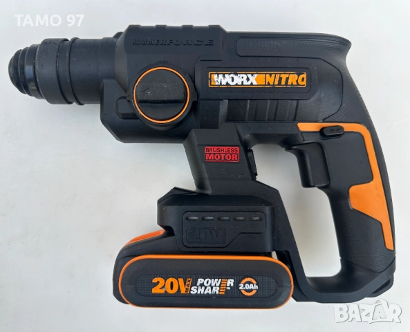 Worx WX381.9 Безчетков перфоратор и Worx ES376 Ударен винтоверт 2025г., снимка 2 - Перфоратори - 52359857