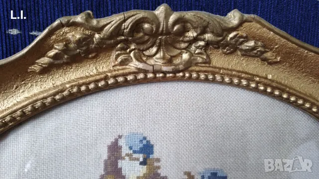 Немски гоблен , снимка 2 - Гоблени - 49845046