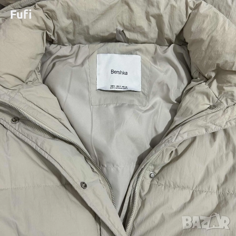 30 лв, дебелояке, марка Bershka, S размер, с качулка, с размери на снимката, снимка 6 - Якета - 52789535