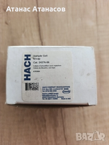 Лабораторни кювети HACH (Sample Cell) – 6 бр., употребявани