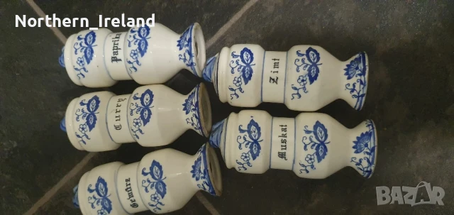 порцеланови солници, буркани син лук, снимка 7 - Антикварни и старинни предмети - 51053611