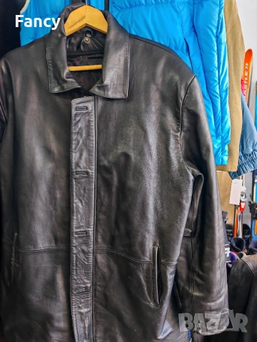 Мъжко кожена шуба, яке, снимка 3 - Якета - 53162162
