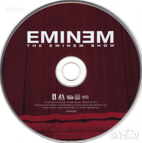CD диск Eminem ‎– The Eminem Show CD без кутия и обложка, снимка 1 - CD дискове - 30468915