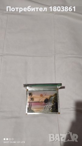 2 бр.стъклени  много красиви рисувани картини трислойни , снимка 4 - Картини - 38025714