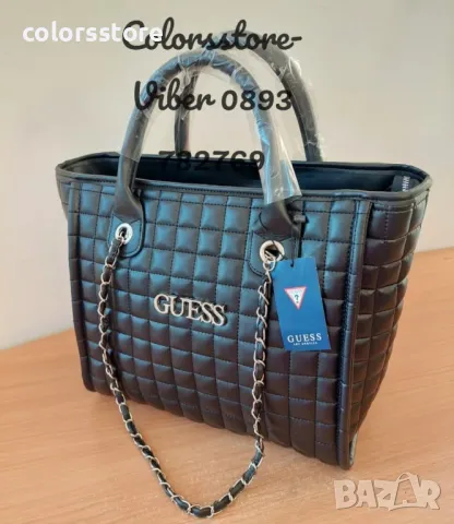 Черна чанта Guess  код SG196, снимка 2 - Чанти - 35248349