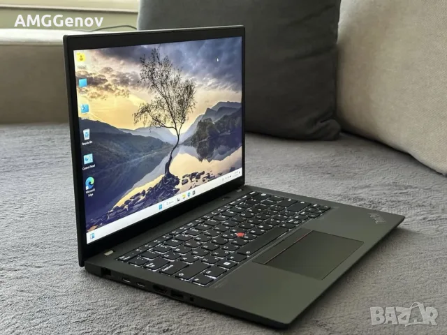 14’Full HD+IPS Ryzen 7 PRO 6850u  Lenovo Thinkpad T14 Gen3  16GB LPDDR5 6400Mhz 512GB SSD Nvme, снимка 4 - Лаптопи за работа - 56165715