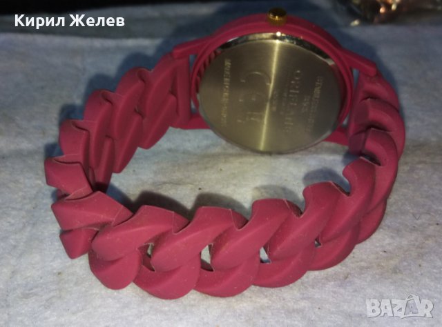 ORIFLAME QUARTZ МАРКОВ ФЕШЪН АРТ МОДЕЛ КВАРЦОВ ЧАСОВНИК ОРИФЛЕЙМ СИЛИКОНОВА КАИШКА - РАБОТЕЩ 26537, снимка 8 - Дамски - 42143375