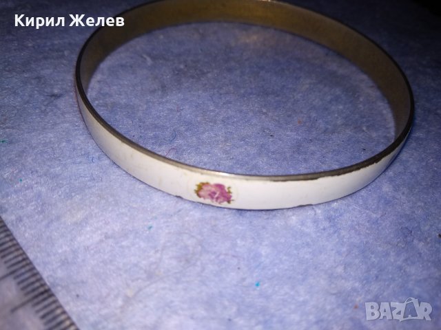 МОДНА ФЛОРАЛНА АРТ ГРИВНА НЕРЪЖДАЕМА ЕМАЙЛИРАНА БЛАГОРОДНА СТОМАНА 37530, снимка 8 - Гривни - 40813979