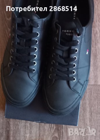 Мъжки обувки Tommy Hilfiger, естествена кожа , снимка 3 - Ежедневни обувки - 42285881