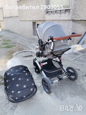 Бебешка количка Мони Гала с кошче за кола, снимка 9 - Детски колички - 42784193