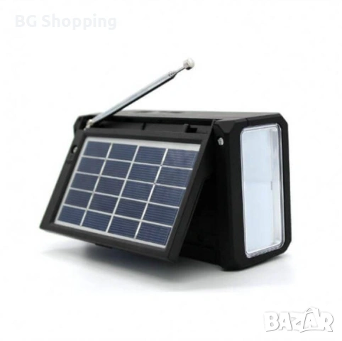 Соларно Радио- Bluetooth,USB,SD+LED Фенер, снимка 2 - Радиокасетофони, транзистори - 46775420