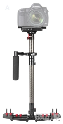 Професионален Карбонов Видео Стабилизатор (Стедикам) - 80см, ЧИСТО НОВ!, снимка 9 - Чанти, стативи, аксесоари - 53912259