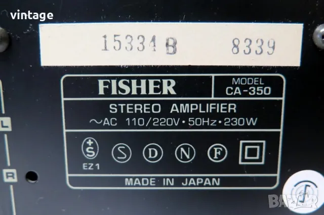 Fisher CA-350_CR-123, снимка 9 - Аудиосистеми - 50272082