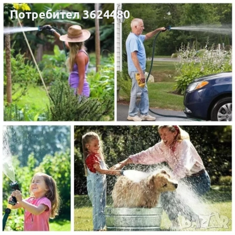 Гъвкав и здрав градински маркуч 4520, снимка 5 - Напояване - 52648668