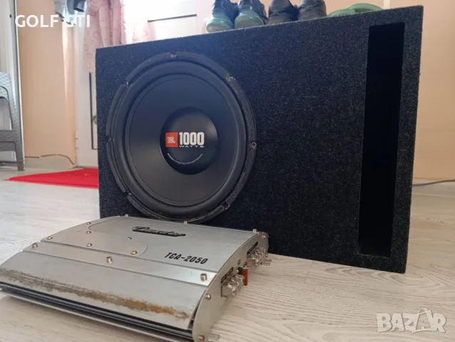 Бас JBL 12 + усилвател