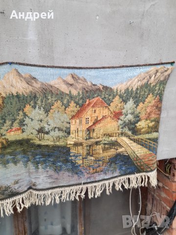 Старинен ковьор,покривка за стена #228, снимка 4 - Антикварни и старинни предмети - 42720452