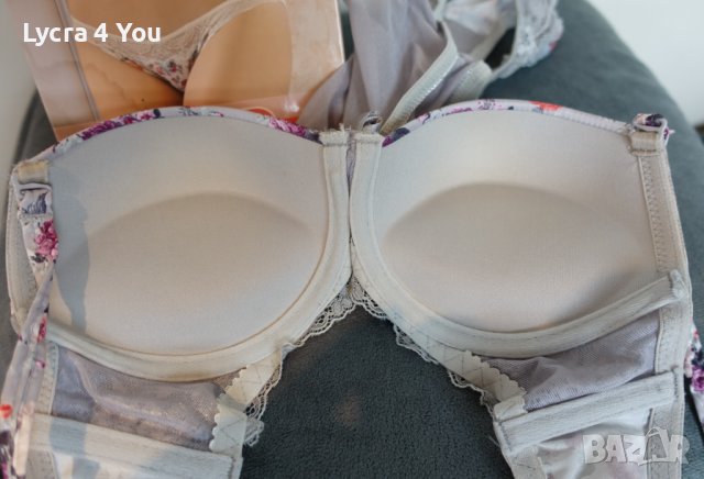 Bella Donna луксозен комплект 80B сутиен и M бикина, снимка 6 - Бельо - 40385577