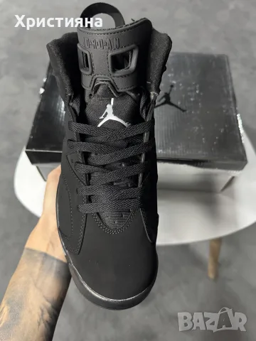 ПРОМОЦИЯ!!! Nike Air Jordan 6 Retro Chrome Metallic Silver, снимка 2 - Маратонки - 56435100