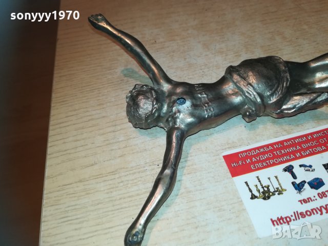 христос-22х15см метален от франция 2402210915, снимка 5 - Колекции - 31933022