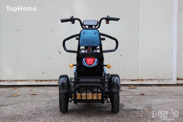  Двуместна Електрическа Триколка PUDDING 1500W, снимка 5 - Мотоциклети и мототехника - 42041292