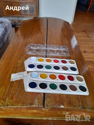 Стари водни боички,бои #2, снимка 2 - Други ценни предмети - 51859606