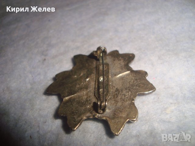 СТАРА ПОСРЕБРЕНА РЕТРО АРТ БРОШКА ВИНТИДЖ НАКИТ БИЖУ 70551, снимка 5 - Други - 37692157