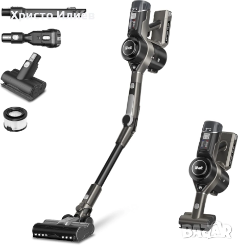 Вертикална прахосмукачка Levoit VortexIQ 40 Flex Безжична