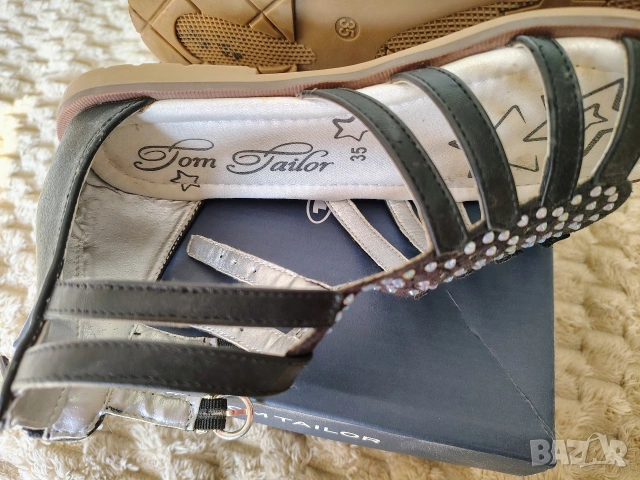 Детски сандaли Tom Taylor за момиче, размер 35, снимка 10 - Детски сандали и чехли - 54099507