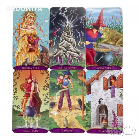 Teen Witch Tarot -  карти Таро, снимка 15 - Други игри - 39225802