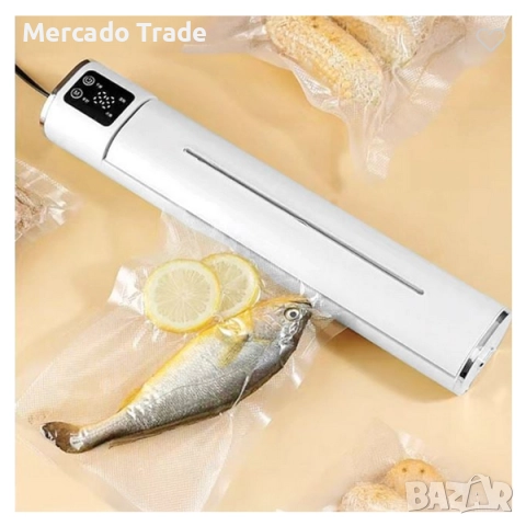 Вакуум машинка Mercado Trade, 90W, За домашна употреба, Бял, снимка 2 - Аксесоари за кухня - 52121881