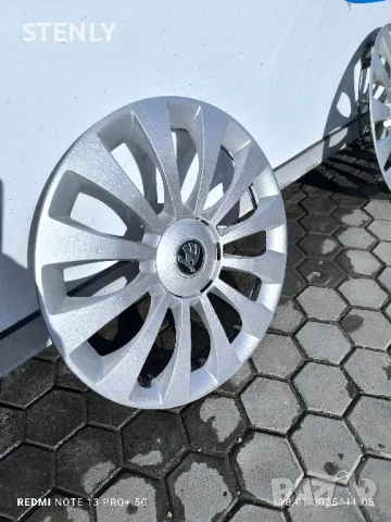Оригинални тасове за Шкода,15 цола,Skoda 15" Fabia,Rapid , снимка 6 - Аксесоари и консумативи - 48729296