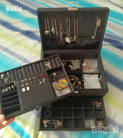 Луксозна кутия за бижута с ключе , снимка 2 - Други - 50215248