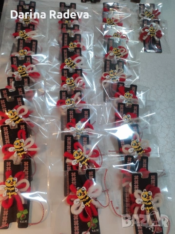 Брошка Лале-Мартеници,Осми Март, снимка 14 - Подаръци за жени - 53374119