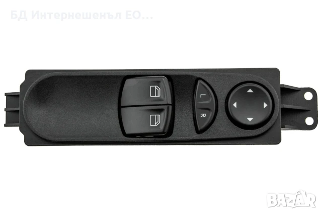 6395450913  Бутон ключ за стъкла, Mercedes, Vito Viano W639, Без прибиране, Черен, снимка 3 - Части - 50929780