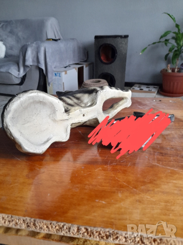 Керамично Куче и дървена кутия , снимка 2 - Други - 44451118