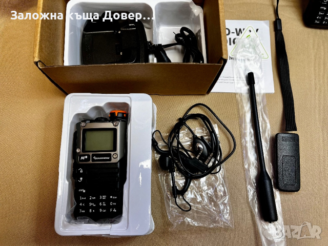 Радиостанция QUANSHENG UV-K5 (8) walkie talkie radio air band Св , снимка 8 - Друга електроника - 44781403