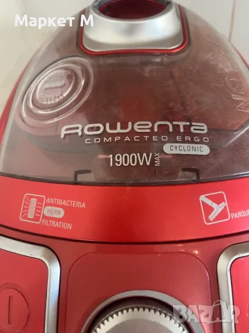 Прахосмукачка Rowenta Compacteo Ergo Cyclonic RO535321 – 1900W, снимка 4 - Прахосмукачки - 56122164