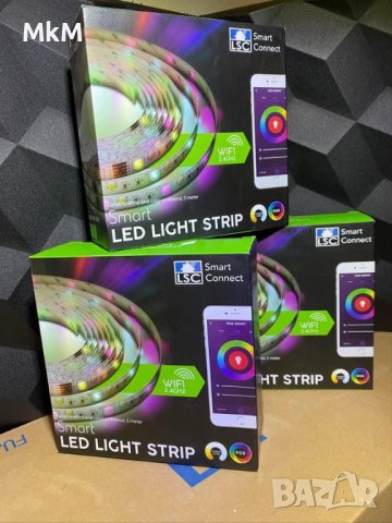 Помоция последни 4 броя!!!Нови LED ленти LSC Smart Connect - дължина 5 метра 