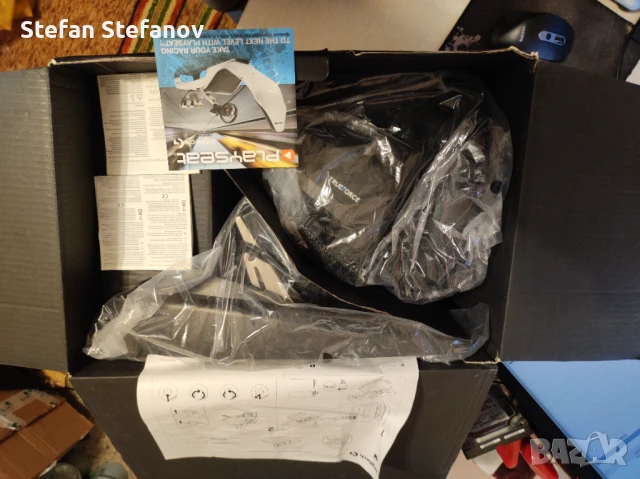 Logitech G923 XBox + PC лаптоп волан + скоростен лост ! С ГАРАНЦИЯ ! Симулатор Forza Assetto Corsa, снимка 4 - Джойстици и геймпадове - 51345858