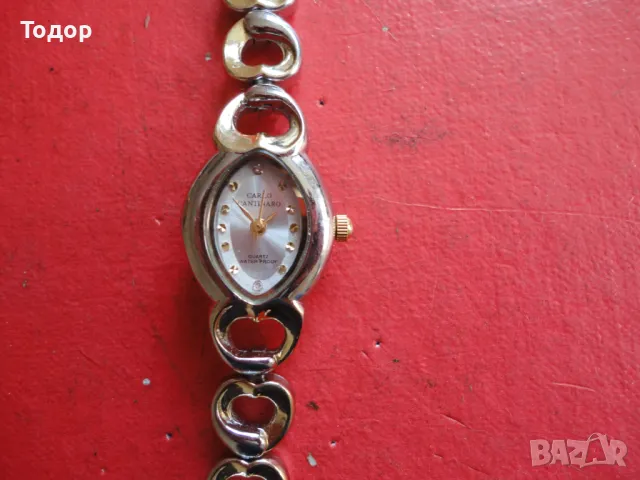 Страхотен часовник Carlo Cantinaro, снимка 6 - Дамски - 48346762