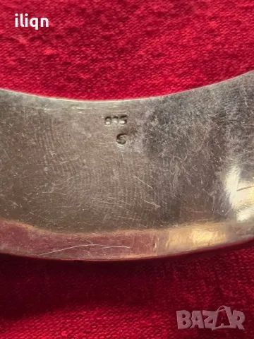 Масивна стара сребърна гривна. Ръчна изработка. , снимка 11 - Антикварни и старинни предмети - 48951964