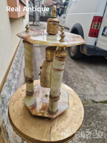 Уникален антикварен колекционерски каминен часовник RUHLA , снимка 7 - Антикварни и старинни предмети - 54214512