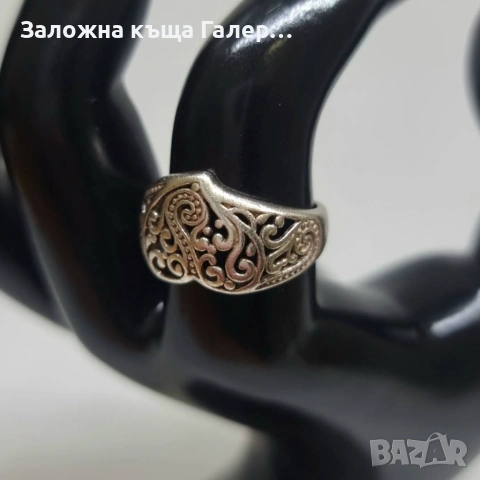 Винтидж сребърен пръстен 925 - 3,97 г, снимка 8 - Пръстени - 54214593