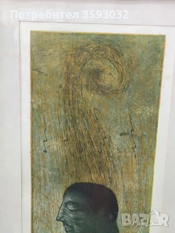 Графика на Кольо Карамфилов , снимка 3 - Картини - 53913229