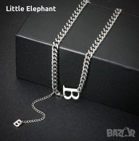 Колие с предно закопчаване,масивен модел,бранд/ново