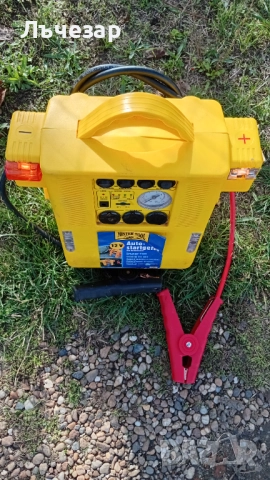 Бустер/Стартово устройство за автомобил с компресор за помпене на гуми, снимка 3 - Друга електроника - 52180993