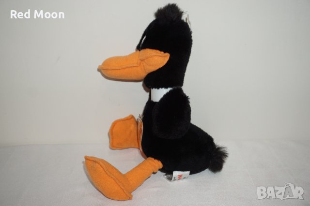 Vintage Оригинална Плюшена Играчка Daffy Duck Warner Bros Looney Toons Made in Korea от 1988г, снимка 14 - Колекции - 42509557