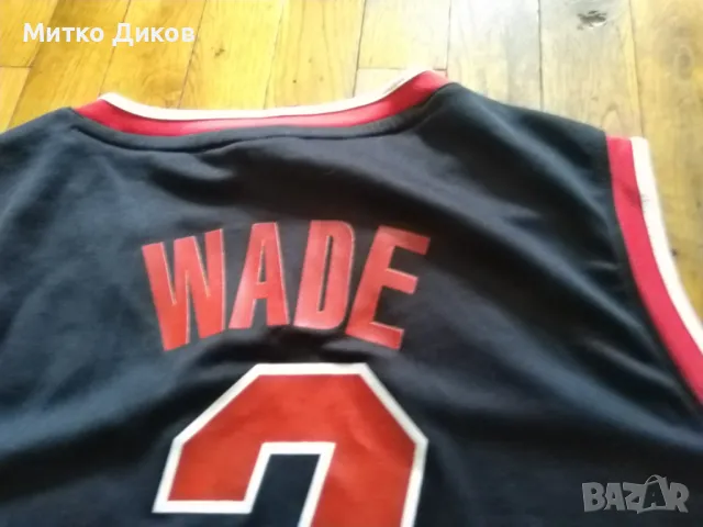 Miami Heat NBA  Dwyane Wade #3 баскетболни тениски домакини и гости размер М, снимка 16 - Баскетбол - 49910818