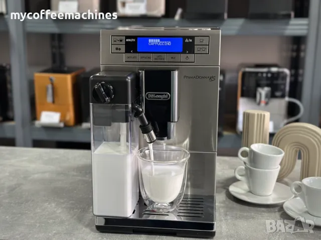 Кафемашина DeLonghi PrimaDonna XS ETAM 36.366, снимка 6 - Кафемашини - 49199078